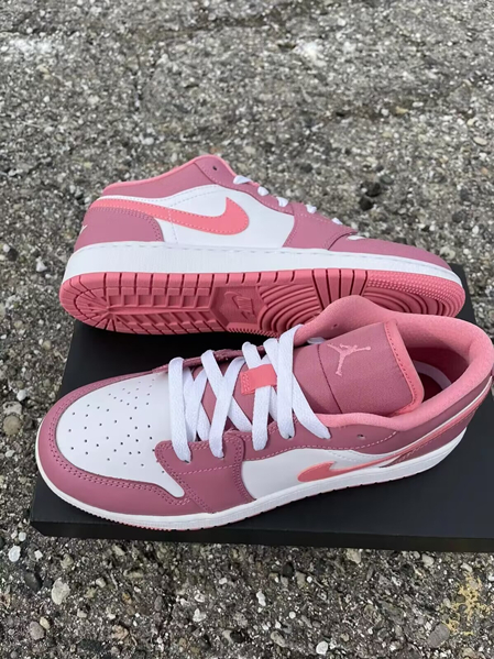 Women's Running Weapon Air Jordan 1 Pink/White Shoes 0474 Women's Running Weapon Air Jordan 1 Pink/White Shoes 0474